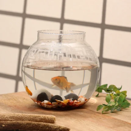 Crystal Clear Glass Fish Bowl or Terrarium (Square Cut)
